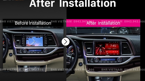 Màn hình DVD Android xe Toyota Highlander 2014 - 2019 | Gotech GT10 Pro